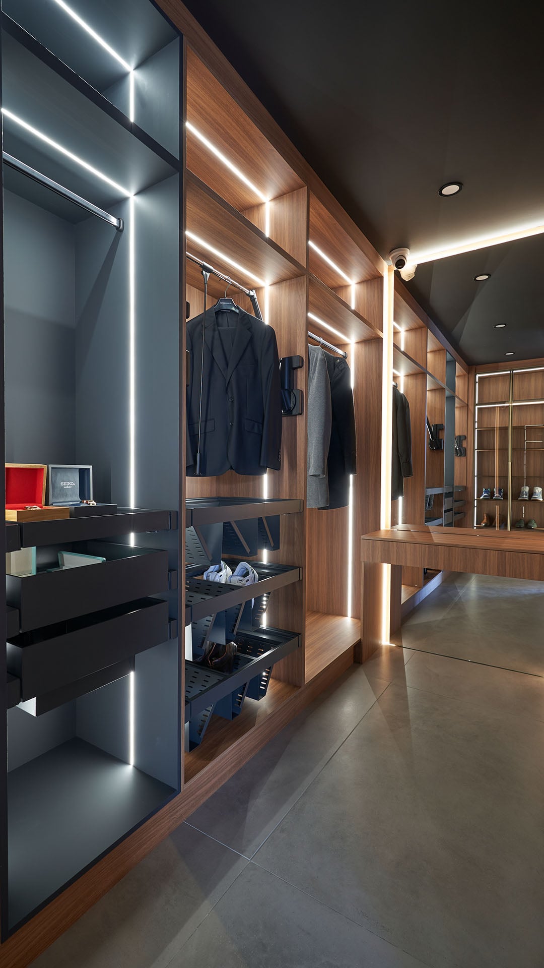 Bespoke modern Renolux wardrobe