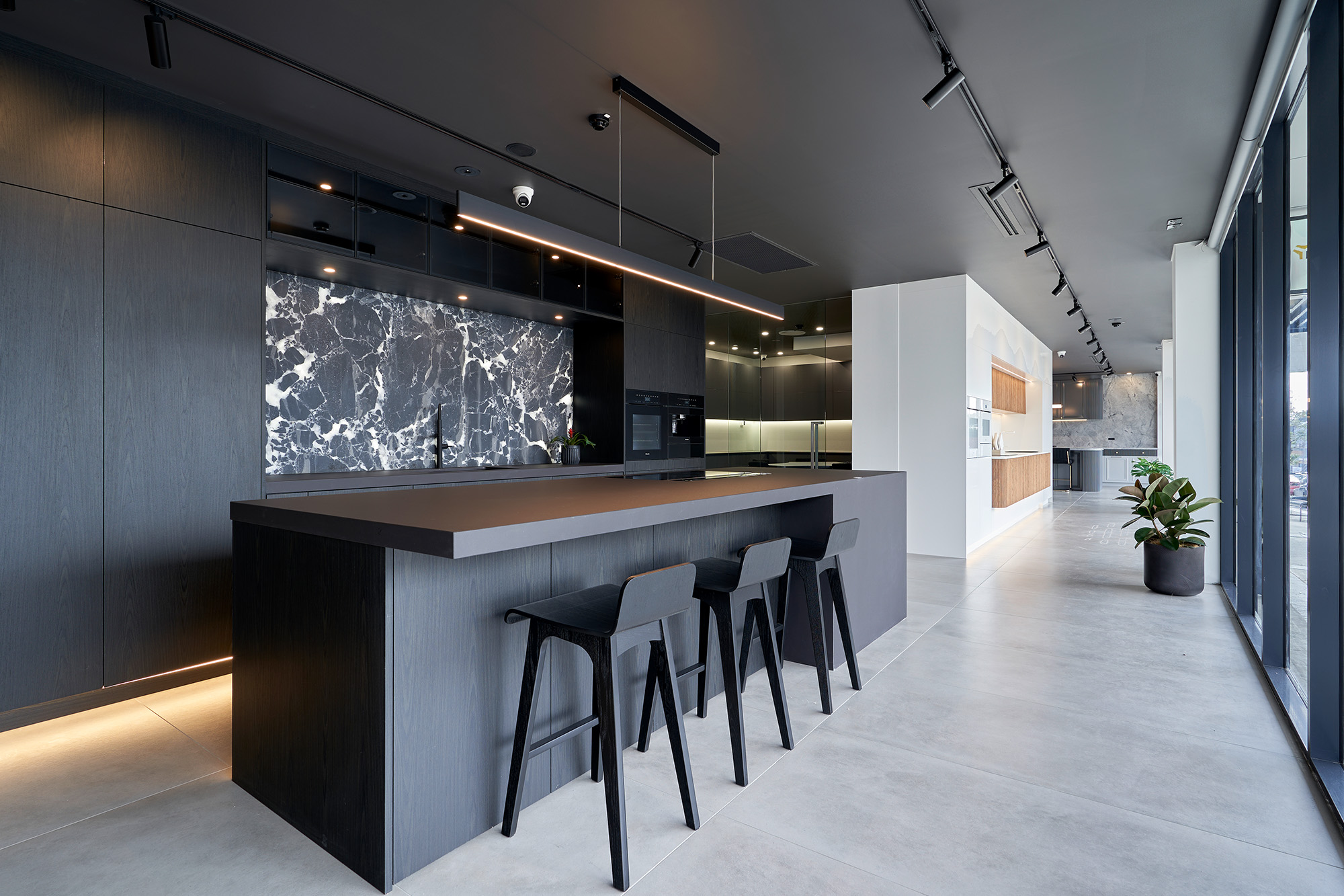 dark style kitchen
